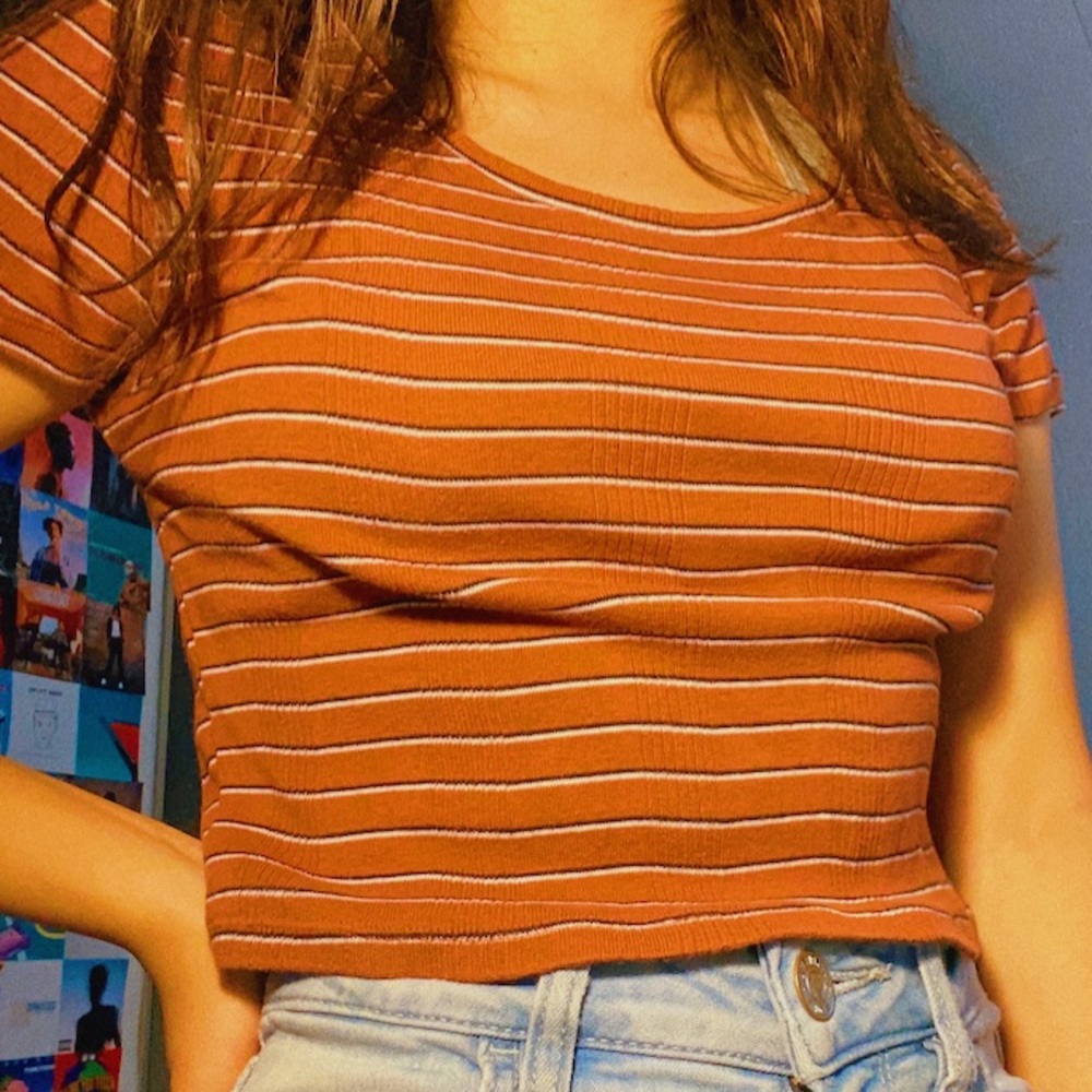 American Eagle Striped Tee